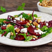 CHILLED BEETS & GOAT CHEESE